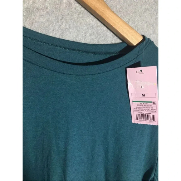 Bundle of 2 NWT Womens Wild Fable Crop Tops Long Sleeve Teal Maroon Casual Basic - Picture 8 of 8